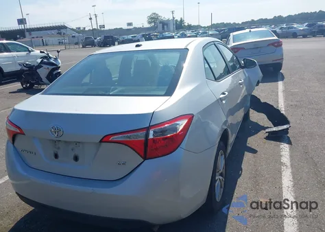 2014 Toyota Corolla Le Plus from USA, damaged, VIN 2T1BURHE9EC198446